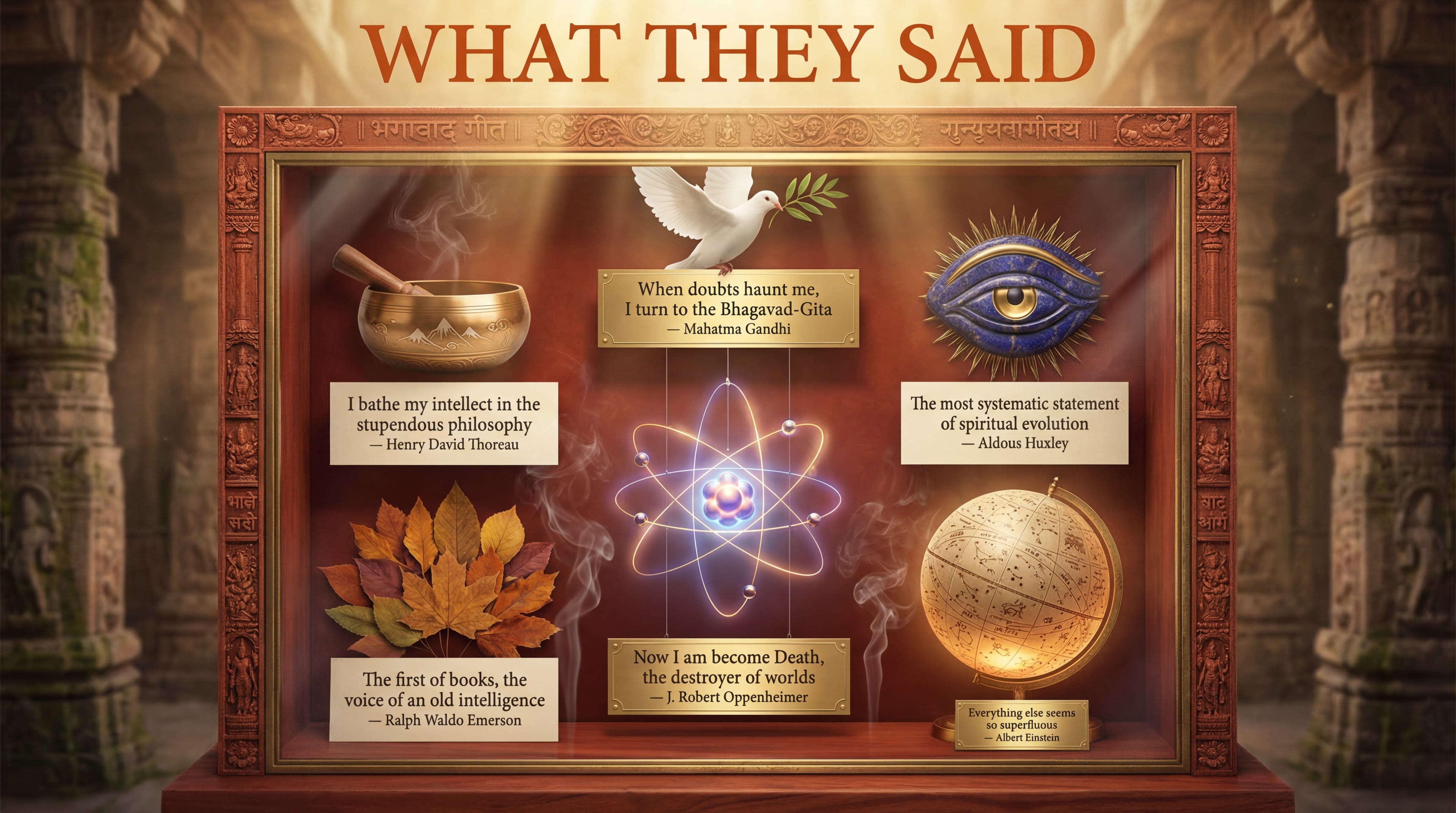 Wall of Voices — critics and scholars on the Bhagavad Gita